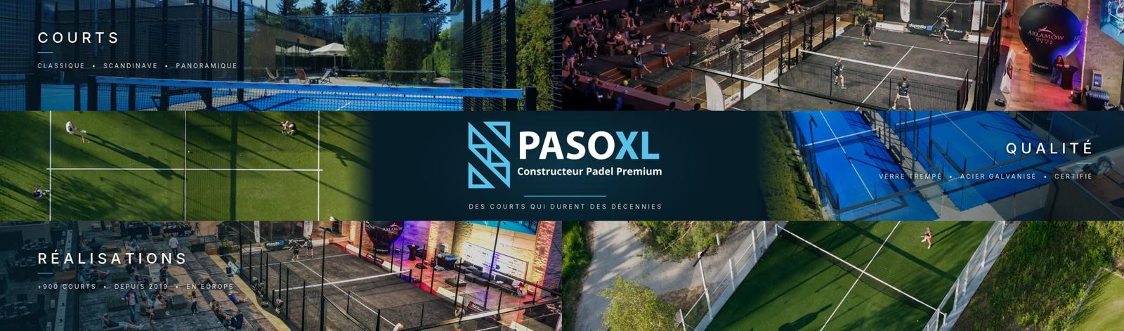 PasoXL — constructeur de terrains de padel premium